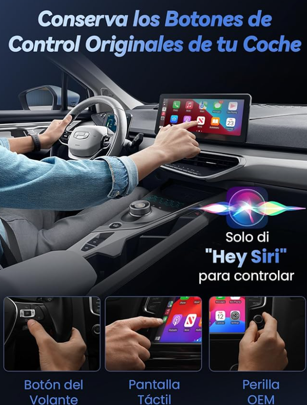 Adaptador Inalambrico CARPLAY 2 en 1